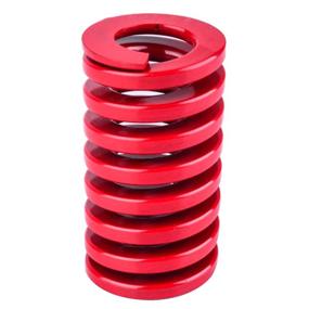 img 1 attached to 8Mm OD 4Mm ID 20Mm Long Medium Load Stamping Compression Mould Die Spring Red 30PCCS