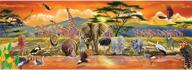 🧩 melissa & doug preschool african puzzle set - 100 pieces logo