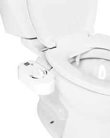 img 2 attached to 🚽 Hygienic & Eco-friendly Bidet Toilet Seat Attachment | Self Cleaning, Non-Electric, Adjustable Nozzle, Various Stream & Pressure | Easy 10-Minute Install, No Plumbing or Electric Required