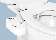 🚽 hygienic & eco-friendly bidet toilet seat attachment | self cleaning, non-electric, adjustable nozzle, various stream & pressure | easy 10-minute install, no plumbing or electric required logo