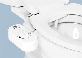 img 4 attached to 🚽 Hygienic & Eco-friendly Bidet Toilet Seat Attachment | Self Cleaning, Non-Electric, Adjustable Nozzle, Various Stream & Pressure | Easy 10-Minute Install, No Plumbing or Electric Required