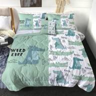 sleepwish crocodiles comforter alligator reversible logo