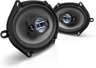 🔊 scosche hd57684 5x7 hd 4-way speaker set with 200 watts peak/50 watts rms per speaker logo