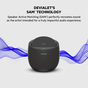 img 1 attached to Революционизируйте свой аудио-опыт с Belkin SoundForm Elite Hi-Fi Smart Speaker + беспроводным зарядным устройством: технология звука Devialet (черный)