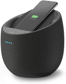 img 4 attached to Революционизируйте свой аудио-опыт с Belkin SoundForm Elite Hi-Fi Smart Speaker + беспроводным зарядным устройством: технология звука Devialet (черный)