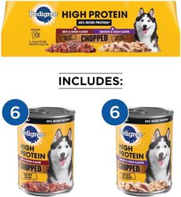 img 3 attached to 🐶 Boost Your Dog's Health with Pedigree High Protein Adult Dry & Wet Canned Dog Food