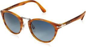 img 4 attached to 😎 PO3108 Persol Sunglasses in Brown Acetate: Enhancing Your Style and Eye Protection