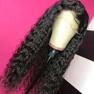 перевод на русский язык названия товара: "накладные волосы giannay curly lace front для афроамериканских женщин с детскими волосками | длинная волнистая синтетическая парикмахерская парик | термостойкие волокна | 180% плотность | моделируемые парики с естественным видом | 24 дюйма логотип