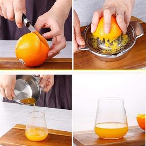 img 2 attached to Stainless Manual Strainer Orange Lemon Grapefruit Capacity