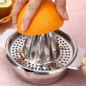 img 1 attached to Stainless Manual Strainer Orange Lemon Grapefruit Capacity