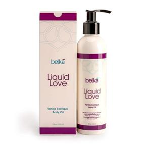 img 3 attached to 🌴 Belka Sensual Massage Oil for Couples - Moisturizing Coconut, Grape Seed, and Vitamin E Formula for Full Body or Sore Muscle Stimulation - Vanilla Scented, 100% Vegan (8 fl oz)