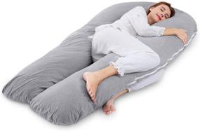 img 1 attached to AngQi Pregnancy Pillow Cover Maternity