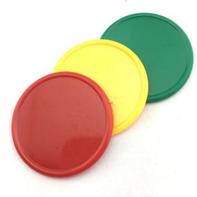 img 2 attached to Smartdealspro Set of 100 1.5 Inch Plastic Poker Chips - Counting Counters in 3 Colors