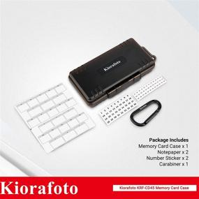 img 3 attached to 📸 30 SD + 15 CF XQD Camera Memory Card Holder: Organize & Protect Your Memory Cards and Game Cards for Sony PSV PS Vita and Nintendo Switch