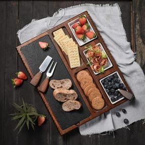 img 1 attached to 🧀 Stainless Cutlery Shanik Cheese Board