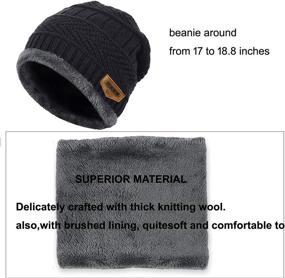 img 2 attached to Winter Beanie Screen Stretchy Elastic