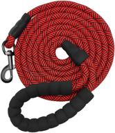 🐶 mycicy heavy duty dog leash: 6-foot rope leash with unique pattern for strong dogs logo