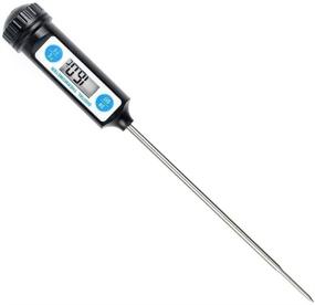 img 4 attached to 🌡️ Long Probe Instant Read Digital Cooking Thermometer with LCD Screen - Ideal for Kitchen, Grill, BBQ, Milk, Bath Water - Anti-Corrosion