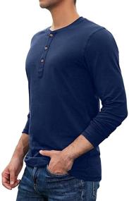 img 3 attached to 👕 Cotton Sailwind Henley Sleeve Men's Clothing and Shirts