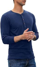 img 2 attached to 👕 Cotton Sailwind Henley Sleeve Men's Clothing and Shirts