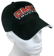 🧢 gmc trucks black baseball cap - unmatched style and durability logo