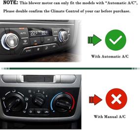 img 3 attached to Сборка мотора обдува системы HVAC с автоматическим кондиционером для передней боковой части Chevrolet Silverado Tahoe GMC Sierra Yukon Cadillac Escalade.