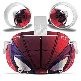 img 1 attached to Red Man Vinyl Decal Skin for Oculus Quest 2 VR Headset and Controller - Protective Accessories for Virtual Reality