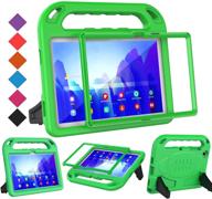 📱 bmouo kids case for samsung galaxy tab a7 10.4 2020, shockproof handle stand case, green - built-in screen protector, lightweight - galaxy tab a7 10.4" 2020 (sm-t500/t505/t507) logo