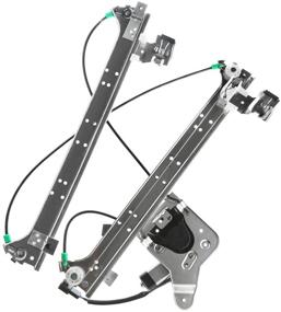 img 1 attached to 🚗 High-Quality Power Window Regulator with Motor Replacement for Chevrolet Suburban 1500 2500 (2000-2006) Silverado, GMC Sierra, and Cadillac Escalade EXT - Rear Right Passenger Side