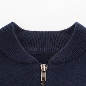 img 3 attached to 🕶️ Simplee Kids Boys' Full Zip Knitting Cardigan: Comfortable and Stylish Sweaters