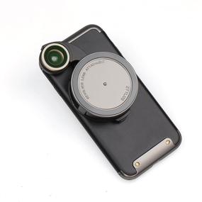 img 4 attached to 📷 Ztylus 4-in-1 Gunmetal Revolver Lens Kit for iPhone 7/8: Super Wide Angle, Macro, Fisheye, CPL | Protective Case with Enhanced Phone Camera for Photo and Video Capture