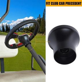 img 1 attached to Club Car Precedent Golf Cart Steering Wheel Adapter Golf Steering Wheel Adapter For Club Car Precedent Golf Cart Steering Wheel Adapter(Black)