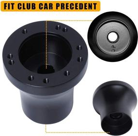 img 3 attached to Club Car Precedent Golf Cart Steering Wheel Adapter Golf Steering Wheel Adapter For Club Car Precedent Golf Cart Steering Wheel Adapter(Black)