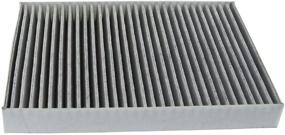 img 2 attached to 🚗 Enhanced ECOGARD XC11582C Premium Cabin Air Filter featuring Activated Carbon Odor Eliminator - Compatible with Tesla S (2012-2016)