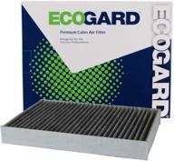 🚗 enhanced ecogard xc11582c premium cabin air filter featuring activated carbon odor eliminator - compatible with tesla s (2012-2016) logo