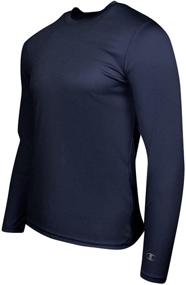 img 2 attached to 👕 Double Dry Long Sleeve Tee for Men by Champion