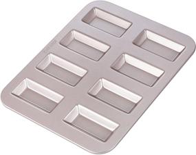 img 4 attached to 🎂 CHEFMADE Financier Cake Pan - 8-Cavity Non-Stick Rectangle Muffin Pan Biscuits Cookies Bakeware for Oven Baking in Champagne Gold