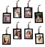 🖼️ enhance your décor with klikel hanging picture frame ornaments - set of 8 2x3 hanging photo frame логотип