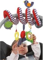 🐦 bird infant spiral rattles toy for kids - foreast hanging crib, stroller, and car seat accessory logo