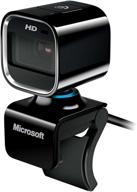 📷 high-quality microsoft lifecam hd-6000 720p hd webcam for notebooks - black: enhance your video calling and recording experience! logo