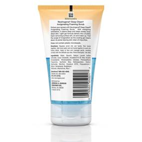 img 1 attached to 💦 Neutrogena Deep Clean Invigorating Foaming Facial Scrub: Cooling & Exfoliating Gel Face Wash, 4.2 fl. oz