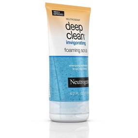 img 3 attached to 💦 Neutrogena Deep Clean Invigorating Foaming Facial Scrub: Cooling & Exfoliating Gel Face Wash, 4.2 fl. oz