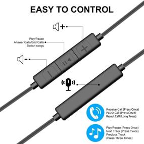 img 1 attached to 🎧 Наушники USB Type C стерео с микрофоном, наушники с басом, регулировка громкости - Совместимы с Google Pixel 2/XL, Xiaomi, Huawei и другими (H1)