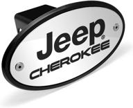 jeep cherokee chrome metal plate logo