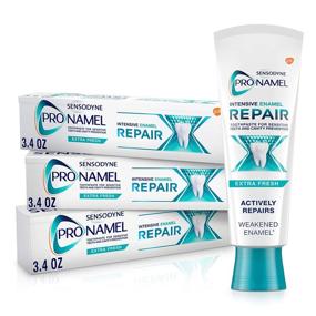 img 4 attached to 🦷 Sensodyne Pronamel Intensive Enamel Repair Toothpaste - Reharden & Strengthen Teeth, Extra Fresh (Pack of 3)