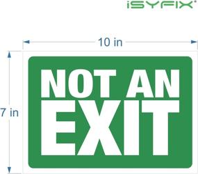 img 3 attached to Not An Exit Signs Stickers