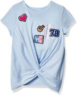 calvin klein girls little graphic girls' clothing in tops, tees & blouses logo