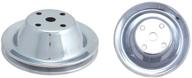 🚀 spectre performance 4408 small block chevy chrome crankshaft pulley logo