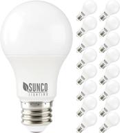 sunco lighting 16 pack a19 led bulb dimmable 3w equivalent 25w industrial electrical logo