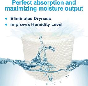 img 1 attached to 🌬️ HQRP Wick Filter: Sunbeam 1118, 1119, 1120 & Kaz Vicks WF2 Compatible Humidifier Replacement